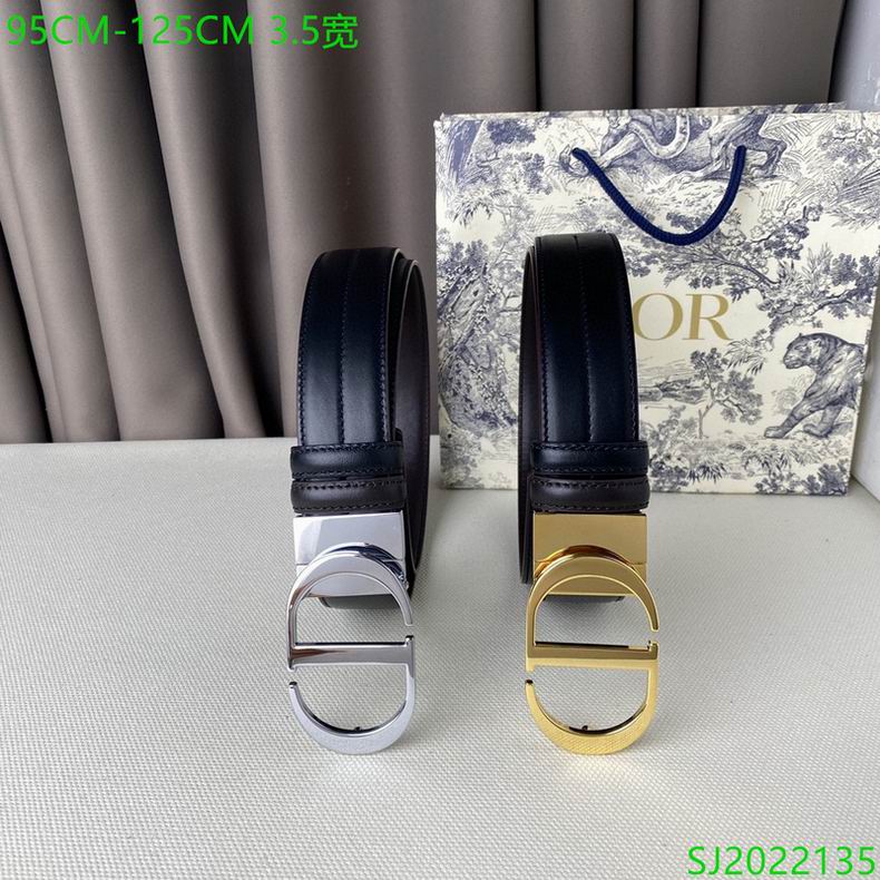 Dior belt 35mmX95-125cm 7D08